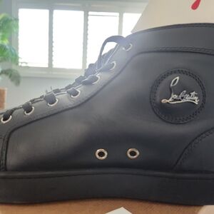 Mens Christian Louboutin Louis Flat Black/Black 44.5 used